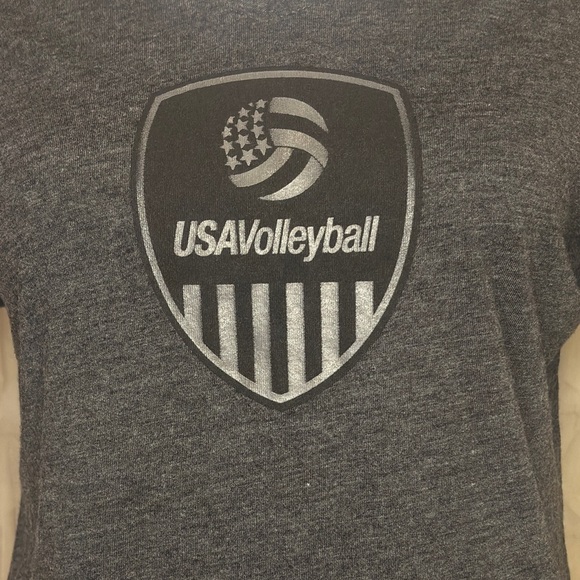 Adidas Charcoal Gray USA Volleyball Tee | Women’s Medium - Picture 4 of 5